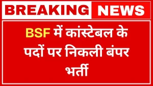 BSF Vacancy 2025
