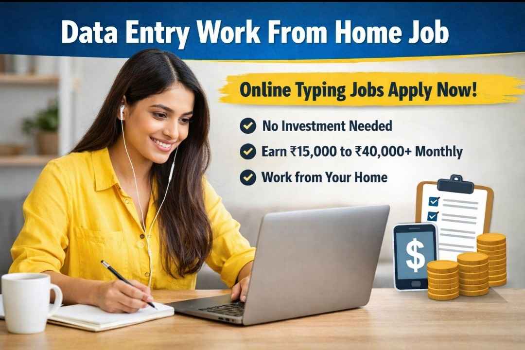 Data Entry Work From Home Job 2026 – Apply Online for Latest Remote Typing Jobs