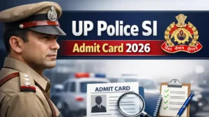 UP Police SI Admit Card 2026 जारी? ऐसे तुरंत डाउनलोड करें